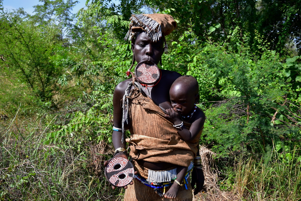 Mursi villages